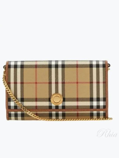 Vintage Check Chain Mini Cross Bag Archive Beige - BURBERRY - BALAAN 2