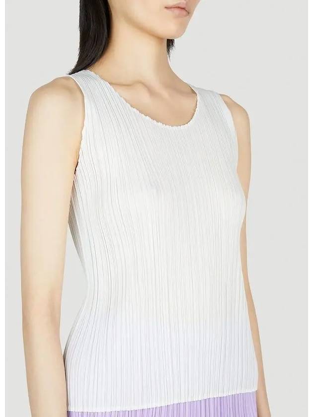 Pleated Polyester Sleeveless Grey - ISSEY MIYAKE - BALAAN 6