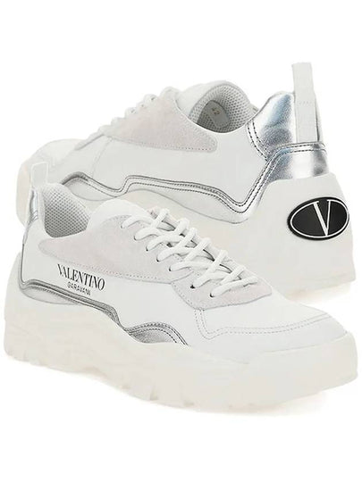 Banshee Logo Gumboy Low Top Sneakers White - VALENTINO - BALAAN 2