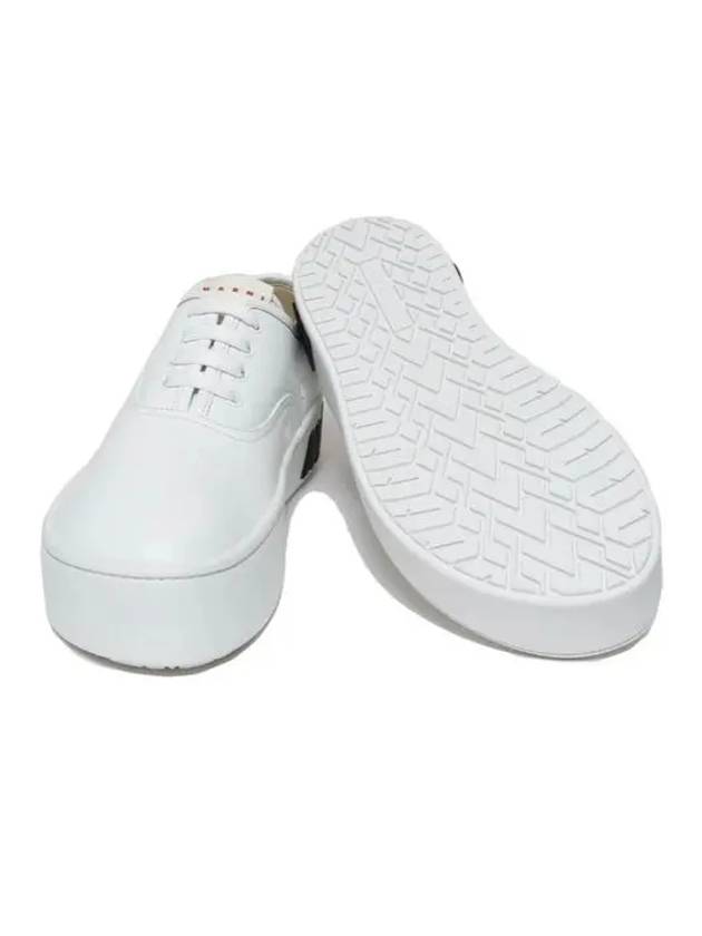 Maxi Logo Low Top Sneakers White - MARNI - BALAAN 3