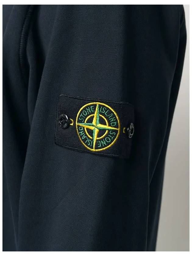 Garment Dyed Cotton Crewneck Sweatshirt Navy - STONE ISLAND - BALAAN 5