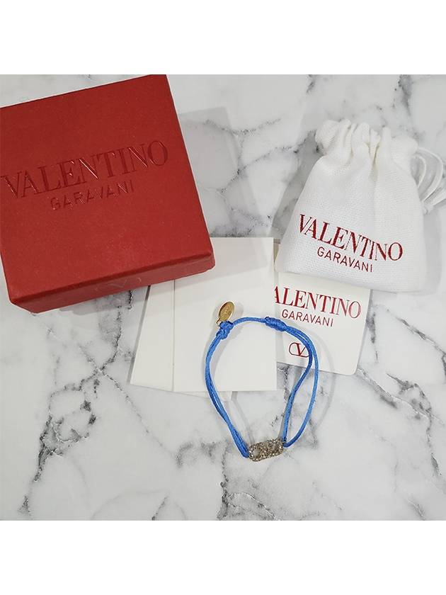 V logo signature crystal knot bracelet bracelet 3W2J0F81 YAB YZW - VALENTINO - BALAAN 2