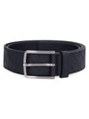 Intrecciato Leather Belt Navy - BOTTEGA VENETA - BALAAN 2