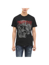 Star Skull Logo Cotton Short Sleeve T-Shirt Black - PHILIPP PLEIN - BALAAN 1