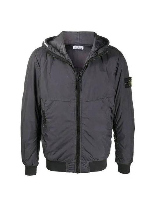 Garment Dyed Crinkle Reps Nylon Primaloft TC Down Jacket Dark Grey - STONE ISLAND - BALAAN 2