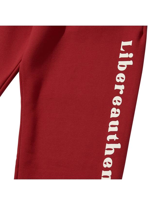 WL SWEATPANTS RED - LIBERE - BALAAN 6