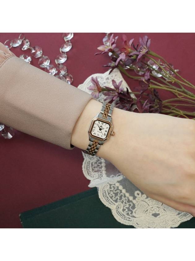 Watch Antique Touch Rose Combi Square Roman Numerals - ROSEMONT - BALAAN 8