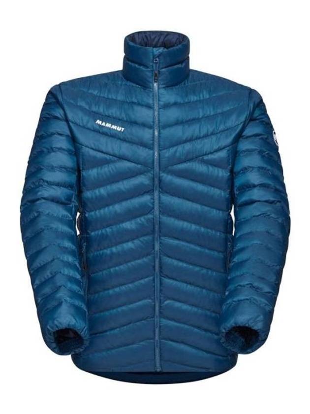 Men's Albula IN High Neck Padded Zip-up Jacket Blue - MAMMUT - BALAAN 2