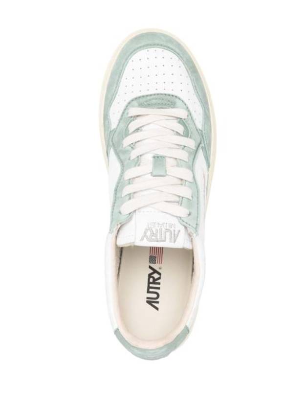 Medalist Bicolor Low Top Sneakers Green - AUTRY - BALAAN 5