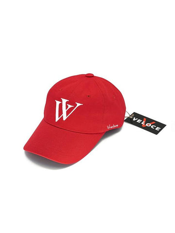 KV Soft Fit Ball Cap Red - VVELOCE - BALAAN 1