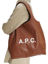 Ninon Logo Print Tote Bag Nut Brown - A.P.C. - BALAAN 7