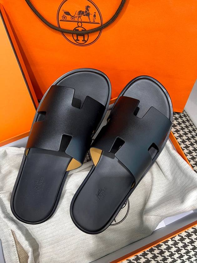 Izmir Sandal Calfskin & Noir - HERMES - BALAAN 9