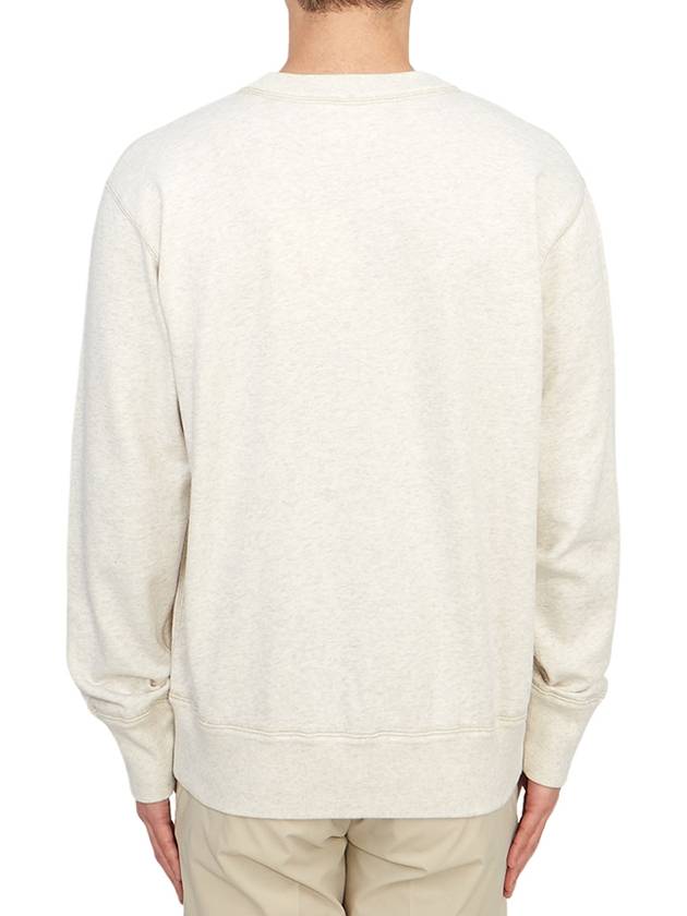 Mike Logo Cotton Sweatshirt White - ISABEL MARANT - BALAAN 4