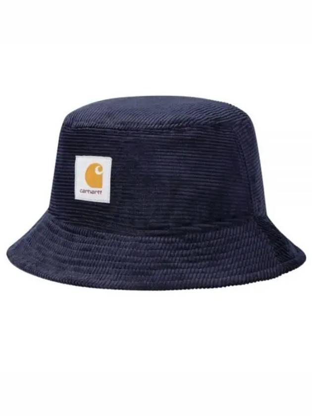 Cord Bucket Hat Navy - CARHARTT WIP - BALAAN 2