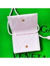 Intrecciato Shoulder Strap Card Wallet Pink - BOTTEGA VENETA - BALAAN.