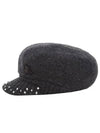 Cubic decorative beret 8621LBVCGREY - BLACK&WHITE - BALAAN 3