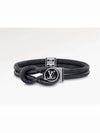 Loop It Monogram Eclipse Bracelet Silver Black - LOUIS VUITTON - BALAAN 2