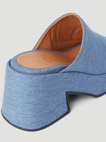 Retro Platform Mule Blue - GANNI - BALAAN 1