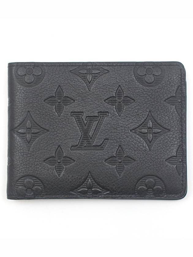 Multiple Wallet Monogram Shadow Leather Half Black M62901 - LOUIS VUITTON - BALAAN 3