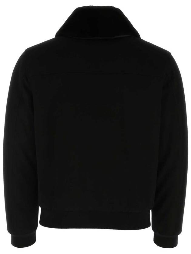 cashmere bomber jacket black - PRADA - BALAAN 3