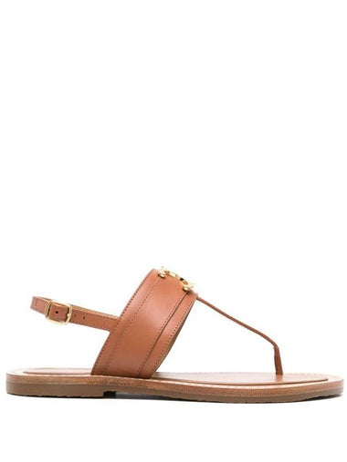 Lympia Triomphe Sandals Brown - CELINE - BALAAN 1