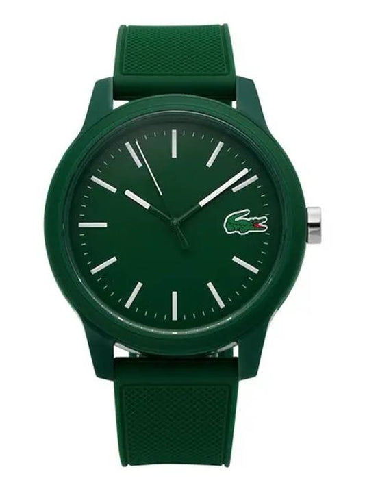 2010985 1212 Men's Green Silicone Watch 42mm - LACOSTE - BALAAN 2