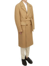 Men's Wool Single Coat Beige - ETRO - BALAAN 5