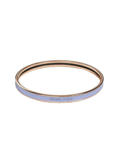 Uni Signature Bangle Bracelet Rose Gold - HERMES - BALAAN 1