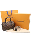 Women s Louis Vuitton N40489 Damier Eben Canvas Speedy Bandouli re 20 2WAY gt bag Gangbuk used luxury goods - LOUIS VUITTON - BALAAN 3