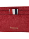 Men's RWB Tab Anchor Card Wallet Red - THOM BROWNE - BALAAN 7