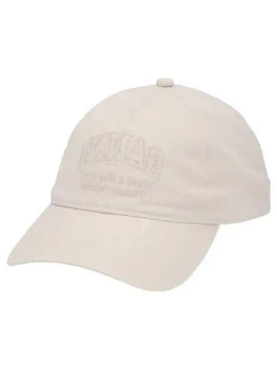 Embroidered Logo Ball Cap Ivory - GANNI - BALAAN 2