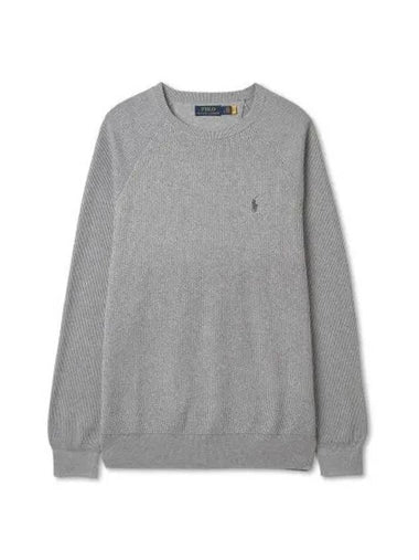 Cotton crewneck sweater gray - POLO RALPH LAUREN - BALAAN 1