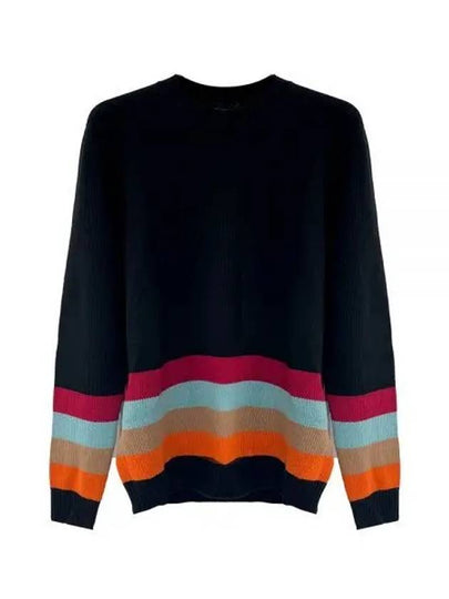 Men s Cashmere Wool Knit Black UMB545 12TA F0002 - PRADA - BALAAN 2