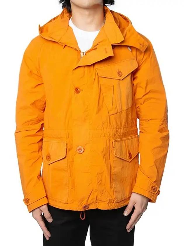 Mid Layer Flap Pocket Hooded Jacket Orange - TEN C - BALAAN 6