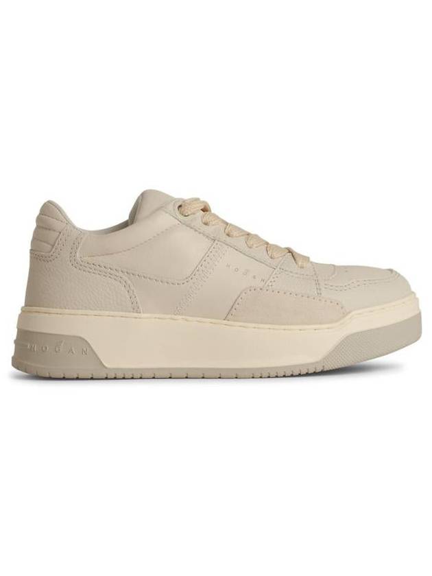 Hogan 'H667' White Leather Sneakers - HOGAN - BALAAN 1