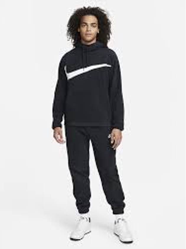 Fleece Winterized Crew Pullover Hoodie Black - NIKE - BALAAN 3