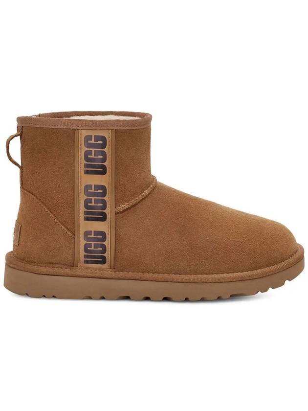 Women's Classic Mini II Logo Winter Boots Chestnut - UGG - BALAAN 3