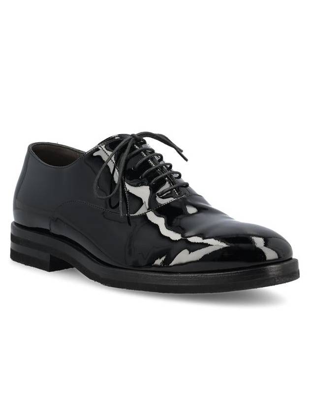 Black Leather Lace Up Shoes MZUSUMK937C101 B0560957146 - BRUNELLO CUCINELLI - BALAAN 3