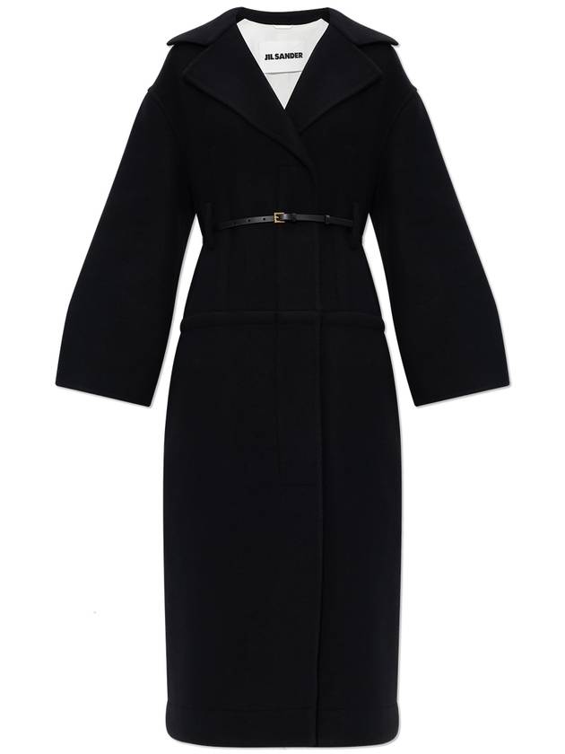 Belted Wool Coat J04AA0004J40020 - JIL SANDER - BALAAN 2