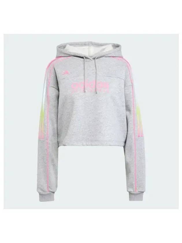 adidas HOUSE OF TIRO Stella 3S Fleece Crop Hoodie JJ3128 - ADIDAS - BALAAN 2