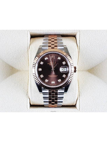 Rolex Datejust 41 Combi Choco 10P 23 Year Stamping - ROLEX - BALAAN 1