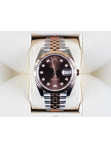 Rolex Datejust 41 Combi Choco 10P 23 Year Stamping - ROLEX - BALAAN 1