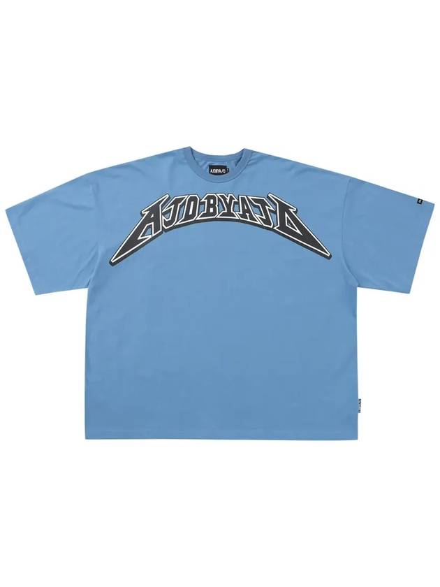 Men's Ajolica Short Sleeve T-Shirt Sky Blue - AJOBYAJO - BALAAN 2