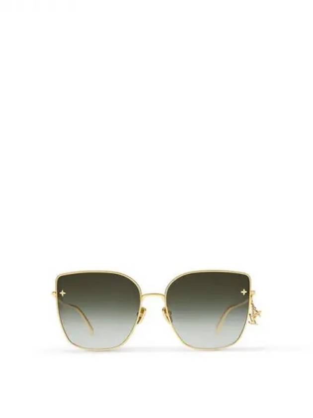 LV Charm Cat Eye Sunglasses Gold - LOUIS VUITTON - BALAAN 2