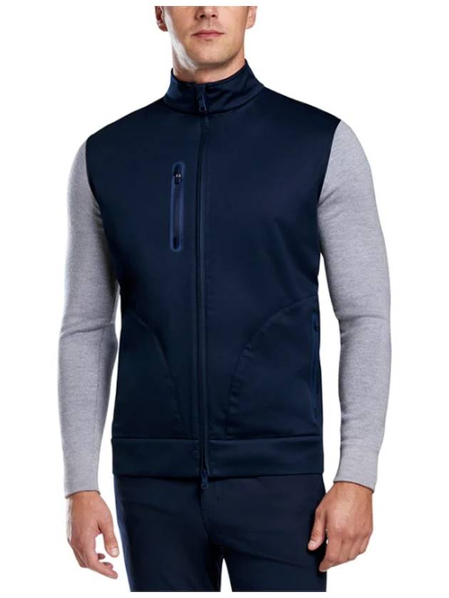 Men's Hybrid Golf Zip-Up Jacket Dark Blue - G/FORE - BALAAN 2