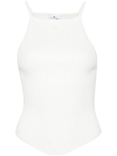 Holistic Ribbed Knit Sleeveless White - COURREGES - BALAAN 2