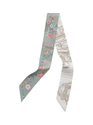 Brides de Gala en Fleurs Twilly Scarf - HERMES - BALAAN 1