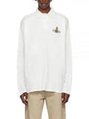 ORB Logo Polo Shirt White - VIVIENNE WESTWOOD - BALAAN 2