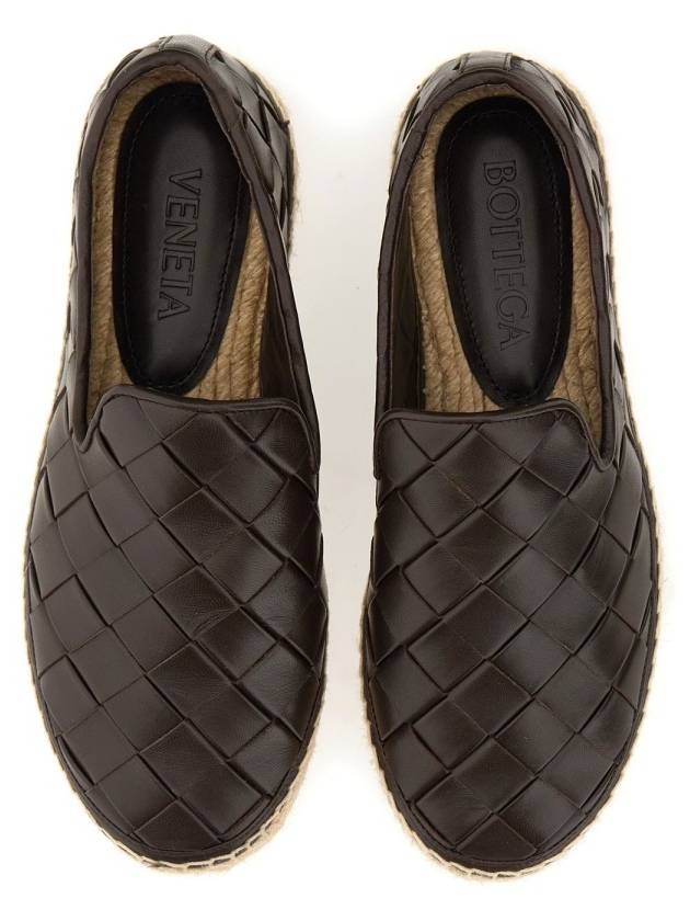 Jack Intrecciato Leather Espadrille Fondant - BOTTEGA VENETA - BALAAN 4