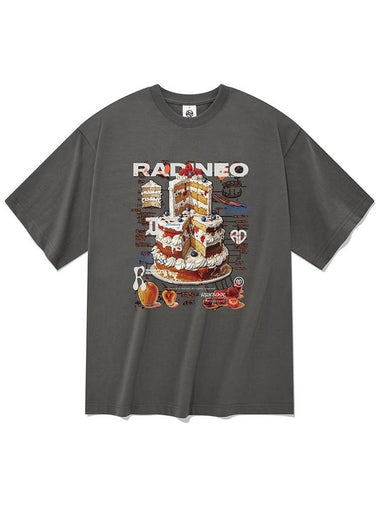 cake short sleeve t-shirt gray - RADINEO - BALAAN 1